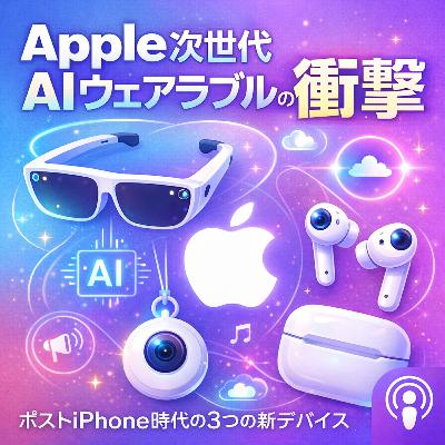 アップルが仕掛ける「脱iPhone」戦略。3つの新AIデバイスが変える未来