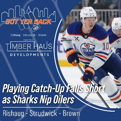 Playing Catch-Up Falls Short as Sharks Nip Oilers