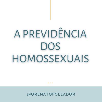 A previdência dos homossexuais