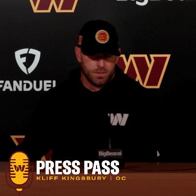 OC Kliff Kingsbury | November 13, 2025 | Press Pass | Washington Commanders | NFL