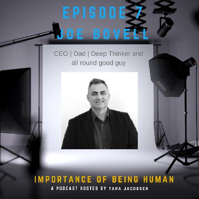 Joe Bovell - "Just keep learning - life is not linear"