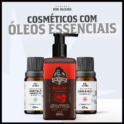 Cosméticos com óleos essenciais: fragrâncias terapêuticas para o autocuidado.