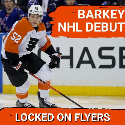 The Philadelphia Flyers late COLLAPSE overshadows Denver Barkey’s fantastic NHL Debut