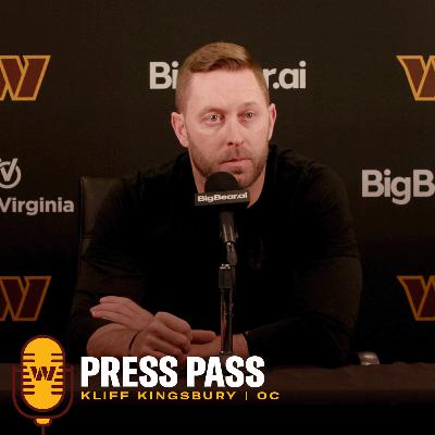 OC Kliff Kingsbury | January 1, 2026 | Press Pass | Washington Commanders | NFL OC Kliff Kingsbury | January 1, 2026 | Press Pass | Washington Commanders | NFL