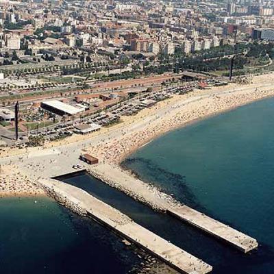 Espigón en Nova Icària Espigón en Nova Icària