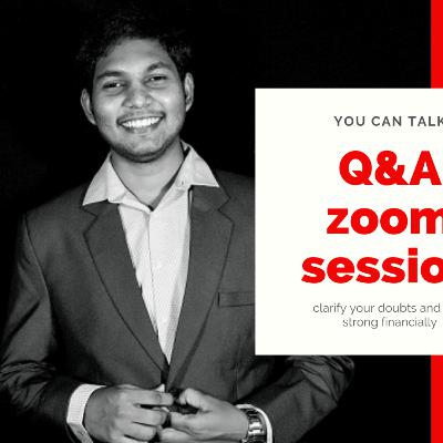 Weekly LIVE Q&A session On Money Management 24-08-2021