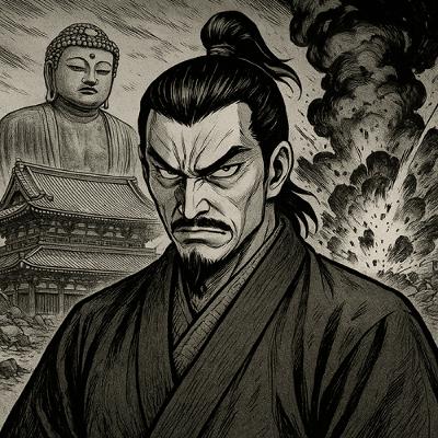 EP084-奈良的故事-03-大佛的坎坷佛生 part 3-奈良大佛又被燒了!?原因就是辣個男人!!（領銜主演：松永久秀）