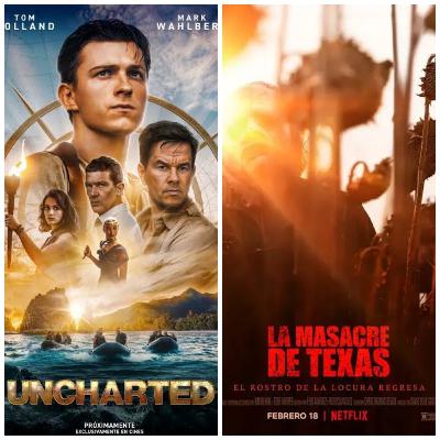 uncharted lo nuevo de Tom Holland/Regresa La Masacre de Texas Netflix