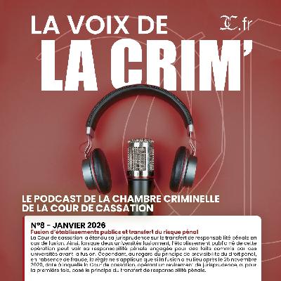 La Voix de la Crim’ – n°8 – janvier 2026 | Fusion d’établissements publics et transfert du risque pénal