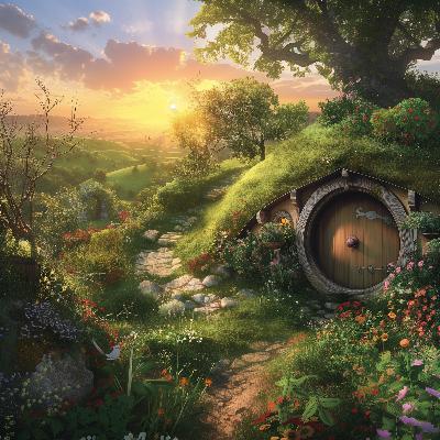 The Hobbit Chapter 13 [Audiobook | with Fireplace Sounds] - Sleep Bound