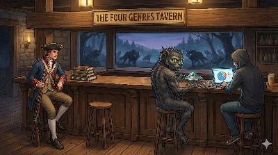 A YA Series, a First Contact Novel, and a Startup Book Walk Into a Bar—Pursued by Wolves