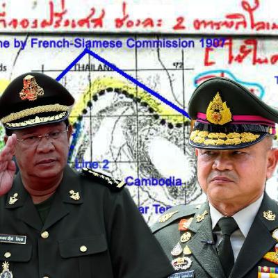 Un mapa francés amenaza con provocar una guerra entre Camboya y Tailandia