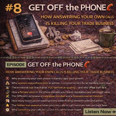 #8 Get Off the Phone š How Answering Your Own Calls Is Killing Your Trade Business #8 Get Off the Phone š How Answering Your Own Calls Is Killing Your Trade Business