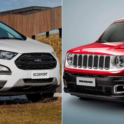 Ford EcoSport ou Jeep Renegade?