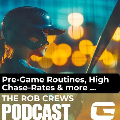 78. Rob Crews shares his thoughts on pre-game routines, travel vs college pitching & more.