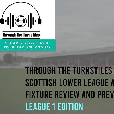 Scottish League 1 Season 2021/22 League predictions! League football is back!