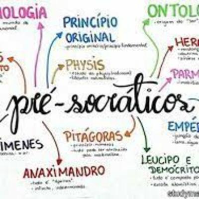 OS PRÉ-SOCRÁTICOS Com Sandy Naiane e Lucas.