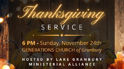COMMUNITY THANKSGIVING SERVICE 2024 - Video COMMUNITY THANKSGIVING SERVICE 2024 - Video