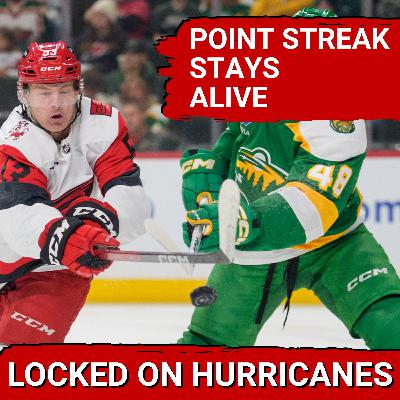 Carolina Hurricanes Point Streak Stays Alive Despite 4-3 Shootout Loss to Wild
