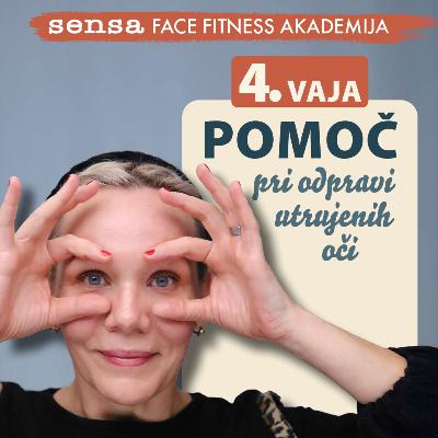 4 - Mišice okrog oči - sprostitev za vse, ki dolgo gledate v zaslone in premalo spite I Face Fitness Akademija
