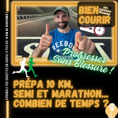 🎙️BIEN COURIR | Combien de Temps pour Préparer 10 Km, Semi et Marathon (N°5)