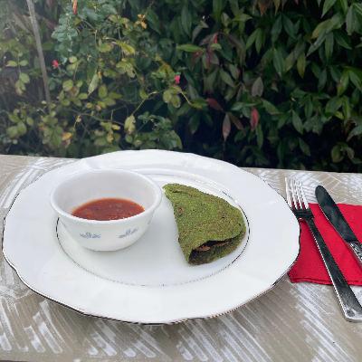 Mung Bean Dosa With Chutney