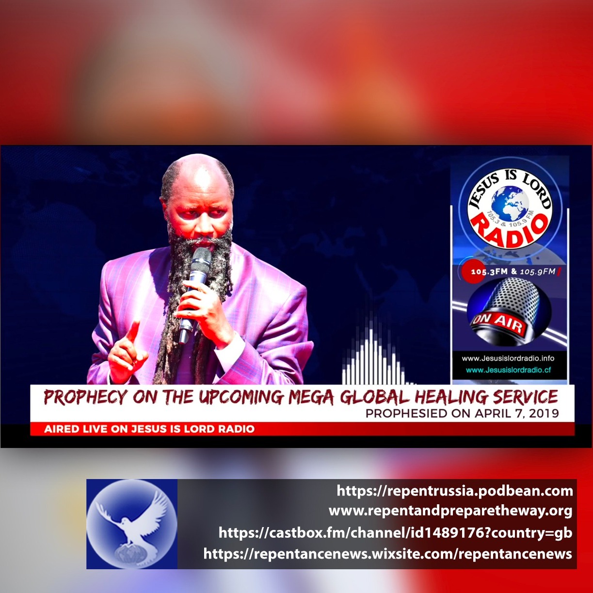 EPISODE 510 - 07APR2019 - PROPHECY ON THE UPCOMING MEGA GLOBAL HEALING SERVICE - PROPHET DR. OWUOR episode artwork