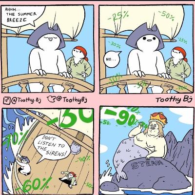 1 Vampire Survivors (muito bem citado aqui), 1 Abzu