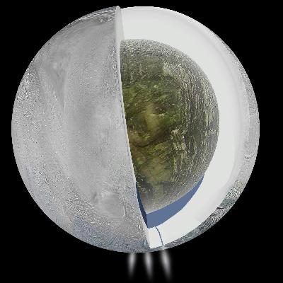Leben unter 25km Eis möglich - Saturnmond Enceladus spuckt Beweise | IQ-Short