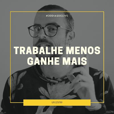 O primeiro passo para trabalhar menor e ganhar mais #30DIASDELIVE