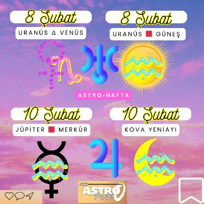 Astro•Hafta (5-12 Şubat) Merkür Kova ve Kova Yeniayı Dönemi ♒ Astro•Hafta (5-12 Şubat) Merkür Kova ve Kova Yeniayı Dönemi ♒