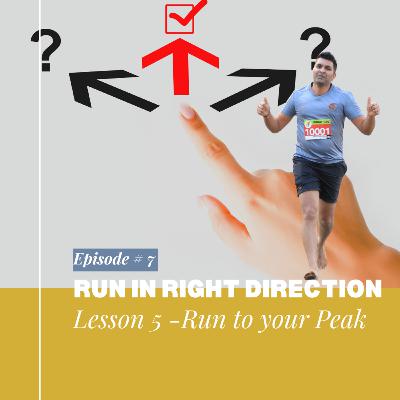 Run in the right direction