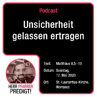 Unsicherheit gelassen ertragen