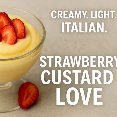 This Italian Custard is a Spoonful of Heaven 🍓🇮🇹