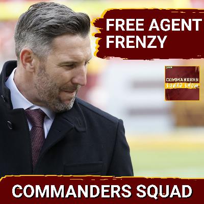 Commanders Squad | FREE AGENCY SPLASHES: Odafe Oweh, Amik Robertson | Is Adam Peters Doing Enough?