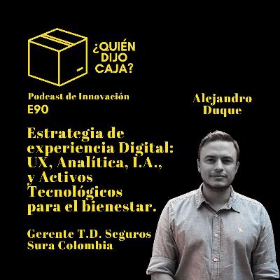 E90 Estrategia de experiencia Digital: UX, Analítica, I.A., para el bienestar. E90 Estrategia de experiencia Digital: UX, Analítica, I.A., para el bienestar.