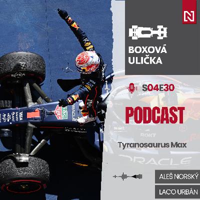 Verstappenov útok pripomína scénu z Jurského parku (S04E30)