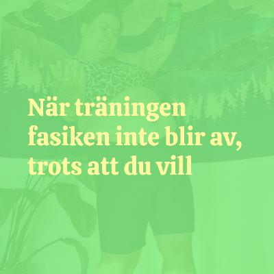 52. När träningen inte blir av, trots att du vill