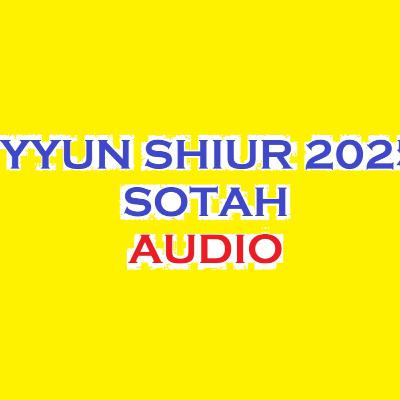 SOTAH 2025 Iyyun Shiur #4 AUDIO