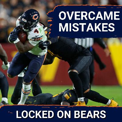 Chicago Bears show real improvement after bye and overcome self-inflicted wounds to beat Commanders