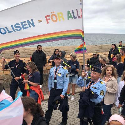 Polisen på Pride i Helsingborg 2024