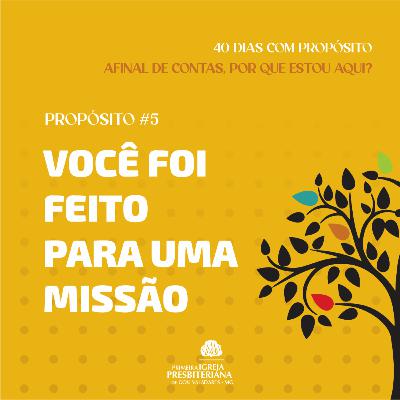 VOCÊ FOI FEITO PARA UMA MISSÃO - Mateus 9.35-38 - Rev. Sabino Lama