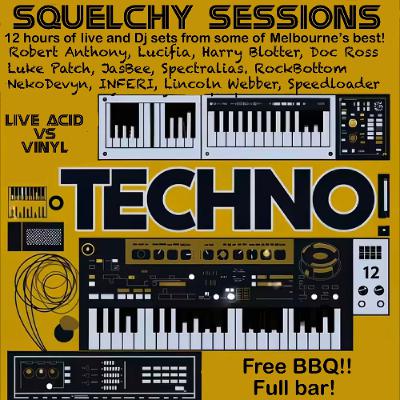 Harry Blotter Vinyl Techno set @ Squelchy Sessions September
