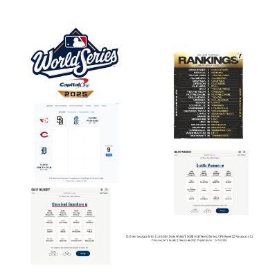 11/5 Immaculate Grid, CLE and SEA Daily Walkoff, 2025 MLB World Series, CFB Week 10 Recap & 11 Preview & 1st CFP Rankings, NFL Week 9 Recap and 10 Predictions