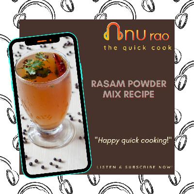 Rasam Powder Mix Recipe