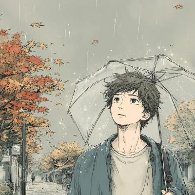 秋雨に杞憂