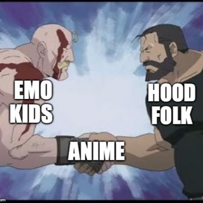Why the Emo Kids and the Hood Folk Love Anime