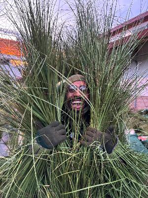 Andrew Athias happy to play a plant in Bad Bunny's Super Bowl Halftime Show Andrew Athias happy to play a plant in Bad Bunny's Super Bowl Halftime Show