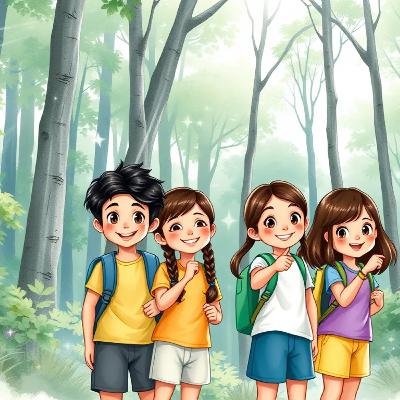 The Whispering Woods and the Lost Echo - By StoryBee Tales - Bedtime Stories for Kids