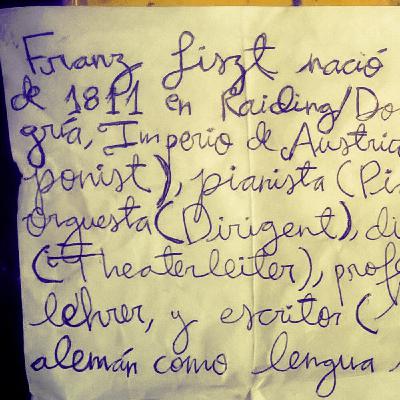 Franz Liszt, Radio Nacional de Colombia